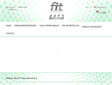 Tablet Screenshot of fitsportbalsem.com